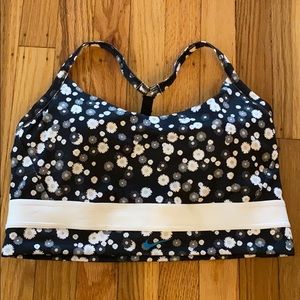 Floral Nike sports bra